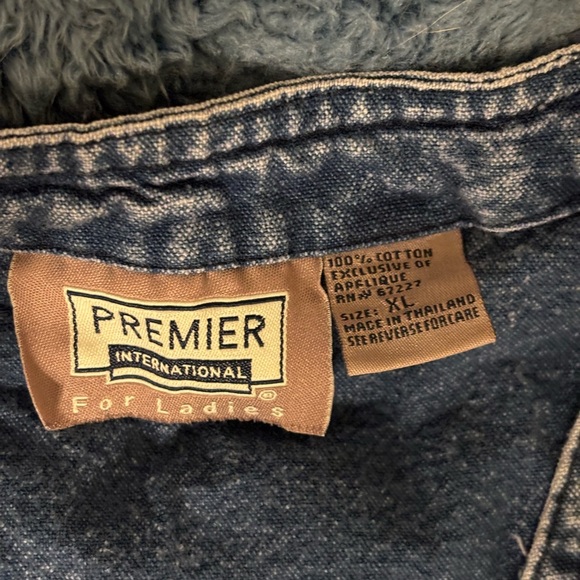 Premier International Denim Top with Embroidery - Picture 2 of 7